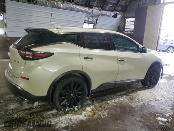 2021 Nissan Murano SL with VIN 5N1AZ2CS6MC131050, listed as a Copart auction lot 43471015 with 79,609 mi miles and Salvage Title. Bid and sale history available at DreamBid. Image 3.