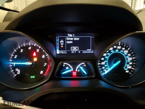 2013 Ford Escape SEL with VIN 1FMCU9H93DUA72099, listed as a Copart auction lot 58691955 with 30,449 mi miles and Salvage title. Bid and sale history available at DreamBid. Image 9.
