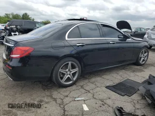 2017 Mercedes-Benz E 300 Luxury with VIN WDDZF4KB5HA045524, listed as a Copart auction lot 58699695 with 52,611 mi miles and Salvage title. Bid and sale history available at DreamBid. Image 3.