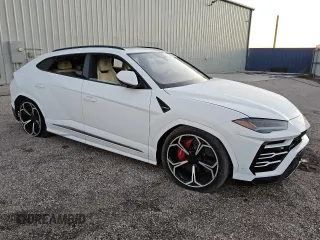 2022 Lamborghini Urus z VIN ZPBUA1ZL3NLA17004, wystawiony jako Copart lot #83652724 z przebiegiem 3691 mil mil oraz Tytuł czysty. Historia ofert i sprzedaży dostępna na DreamBid. Obrazek 4.
