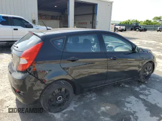 2013 Hyundai Accent GS with VIN KMHCT5AE4DU127078, listed as a Copart auction lot 57603815 with 181,416 mi miles and Salvage title. Bid and sale history available at DreamBid. Image 3.