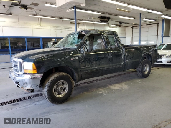 2001 Ford F-350 XL with VIN 1FTSX31F41EB20123, listed as a Copart auction lot 46941455 with 468,792 mi miles and Salvage Title. Bid and sale history available at DreamBid. Image 1.