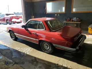 1981 Mercedes-Benz 380 380SL with VIN WDBBA45A0BB001850, listed as a Copart auction lot 41614565 with 125,658 mi miles and Clean Title. Bid and sale history available at carsss.com. Image 2.
