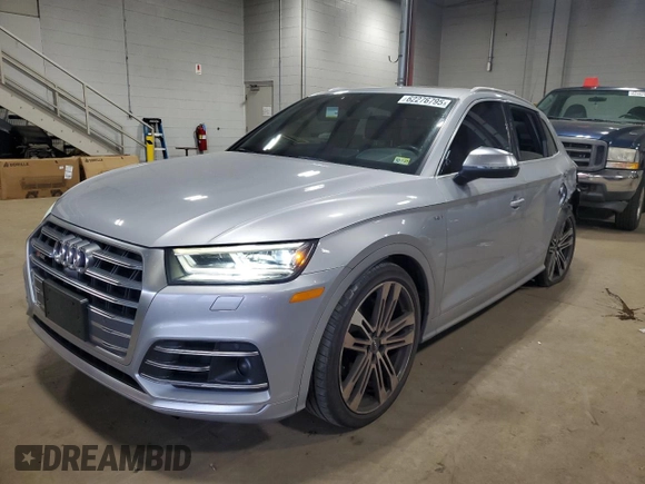 2018 Audi SQ5 Prestige with VIN WA1C4AFY2J2205145, listed as a Copart auction lot 62276795 with 125,150 mi miles and Salvage title. Bid and sale history available at DreamBid. Image 1.