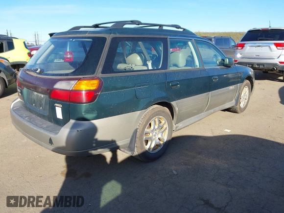 2000 Subaru Legacy Outback Limited z VIN 4S3BH6865Y7635344, wystawiony jako IAAI lot #41268034 z przebiegiem 176 647 mil mil oraz . Historia ofert i sprzedaży dostępna na DreamBid. Obrazek 4.