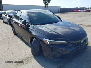 2023 Honda Civic Sport with VIN 2HGFE2F55PH505548, listed as a IAAI auction lot 42128060 with 46,350 mi miles and . Bid and sale history available at DreamBid. Image 6.