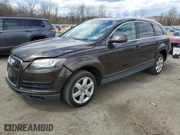 2010 Audi Q7 3.6L Premium Plus with VIN WA1LYAFE1AD002472, listed as a Copart auction lot 53059815 with 130,026 mi miles and Salvage Title. Bid and sale history available at carsss.com. Image 1.