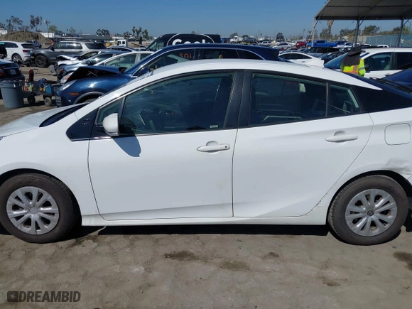2020 Toyota Prius L Eco with VIN JTDKARFU3L3124142, listed as a IAAI auction lot 41726512 with 275,963 mi miles. Bid and sale history available at carsss.com. Image 15.