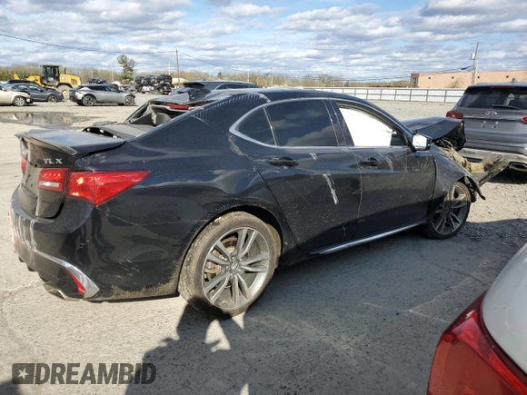 2020 Acura TLX Technology z VIN 19UUB2F47LA000479, wystawiony jako Copart lot #53429265 z przebiegiem Nie podano mil oraz Szkoda całkowita • Salvage title. Historia ofert i sprzedaży dostępna na DreamBid. Obrazek 3.