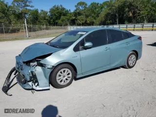 2022 Toyota Prius L Eco with VIN JTDKAMFU5N3171081, listed as a Copart auction lot 49960985 with 79,254 mi miles and Clean Title. Bid and sale history available at carsss.com. Image 1.