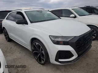 2022 Audi RS Q8 z VIN WU1ARBF16ND010895, wystawiony jako Copart lot #75917274 z przebiegiem Nie podano mil oraz Nie do naprawy • Non repairable. Historia ofert i sprzedaży dostępna na DreamBid. Obrazek 4.