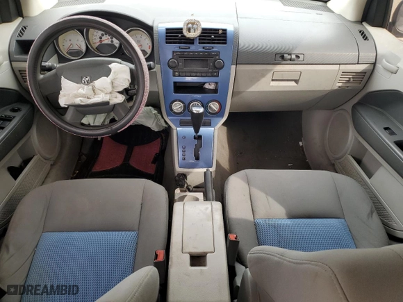 2007 Dodge Caliber SXT with VIN 1B3HB48B17D105063, listed as a Copart auction lot 49482935 with 165,237 mi miles and Salvage Title. Bid and sale history available at carsss.com. Image 8.