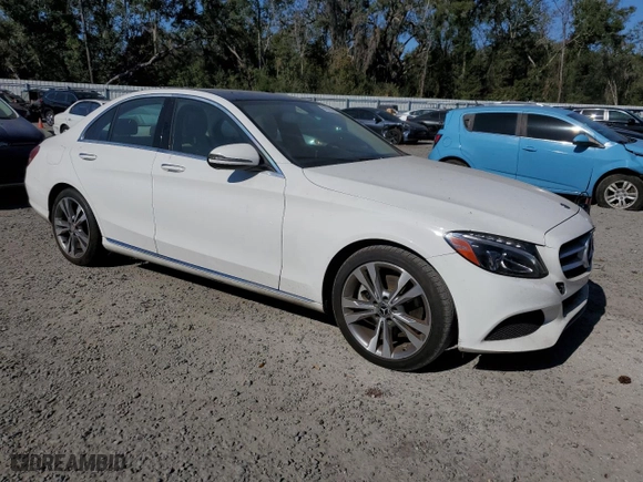 2018 Mercedes-Benz C-Class C 300 with VIN 55SWF4JB1JU268766, listed as a Copart auction lot 48982865 with 122,482 mi miles and Non Repairable. Bid and sale history available at carsss.com. Image 4.