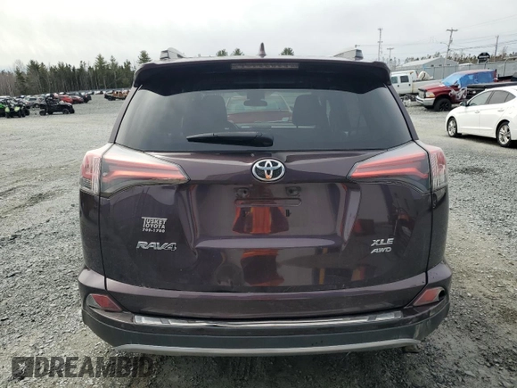 2018 Toyota RAV4 XLE with VIN 2T3RFREV2JW841670, listed as a Copart auction lot 50700675 with Not Provided miles and Salvage Title. Bid and sale history available at DreamBid. Image 6.