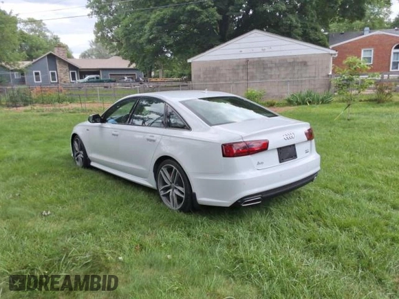 2017 Audi A6 Competition Prestige with VIN WAUF3AFC6HN064807, listed as a Copart auction lot 59595354 with 45,071 mi miles. Bid and sale history available at carsss.com. Image 3.