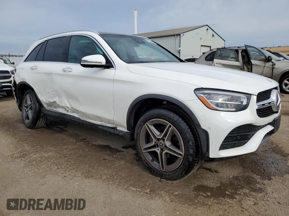 2021 Mercedes-Benz GLC 300 with VIN W1N0G8EB3MV322072, listed as a Copart auction lot 61944165 with 65,974 mi miles and Clean title. Bid and sale history available at DreamBid. Image 4.