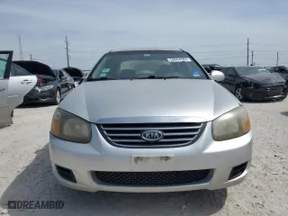 2009 Kia Spectra EX with VIN KNAFE221895621447, listed as a Copart auction lot 58084584 with 187,910 mi miles and Clean Title. Bid and sale history available at carsss.com. Image 5.