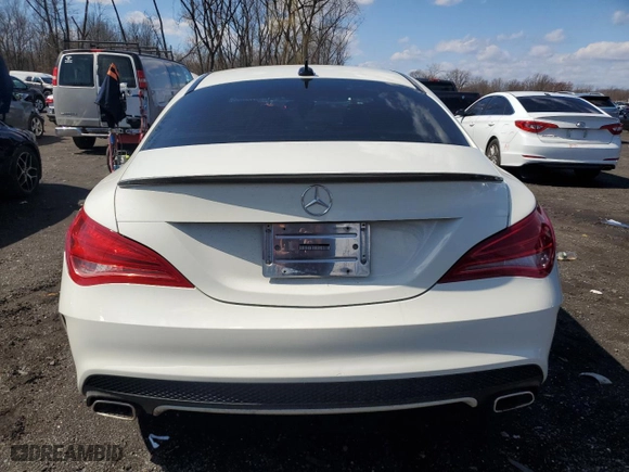 2014 Mercedes-Benz CLA-Class CLA 250 with VIN WDDSJ4EB2EN063320, listed as a Copart auction lot 50121855 with 97,436 mi miles and Salvage Title. Bid and sale history available at carsss.com. Image 6.