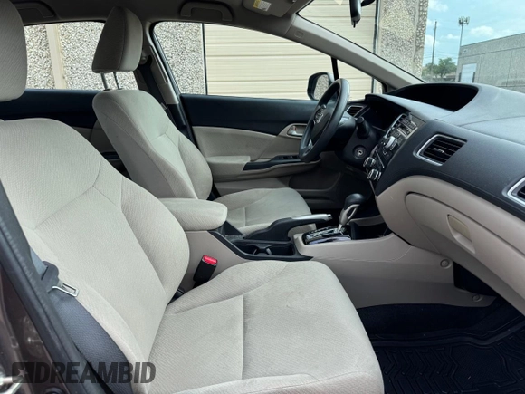 2013 Honda Civic LX with VIN 2HGFB2F56DH580635, listed as a Copart auction lot 59055755 with 52,186 mi miles and Clean title. Bid and sale history available at DreamBid. Image 5.