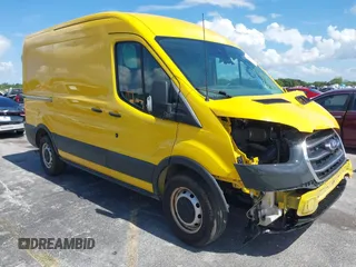 2020 Ford Transit Cargo z VIN 1FTYE1C88LKB55948, wystawiony jako IAAI lot #42515491 z przebiegiem 179 425 mil mil oraz . Historia ofert i sprzedaży dostępna na DreamBid. Obrazek 1.