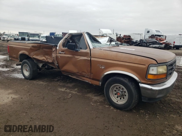 1994 Ford F-150 with VIN 2FTEF15N4RCA56009, listed as a Copart auction lot 45387595 with 0 mi miles and Salvage Title. Bid and sale history available at carsss.com. Image 4.