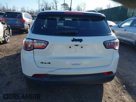 2020 Jeep Compass Latitude with VIN 3C4NJDBB9LT139639, listed as a IAAI auction lot 41695315 with 64,927 mi miles and . Bid and sale history available at DreamBid. Image 16.