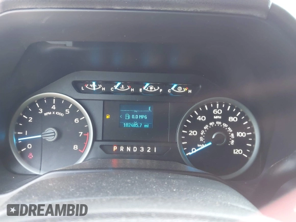 2017 Ford F-150 XL with VIN 1FTEW1C87HFA11937, listed as a IAAI auction lot 42039960 with 102,485 mi miles and . Bid and sale history available at DreamBid. Image 7.
