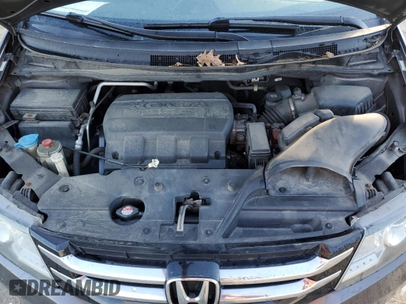 2014 Honda Odyssey EX-L with VIN 5FNRL5H66EB059115, listed as a Copart auction lot 81055334 with 173,410 mi miles and Salvage Title. Bid and sale history available at DreamBid. Image 12.