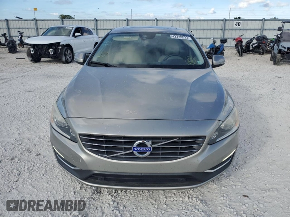 2015 Volvo S60 T5 Drive-E Premier Plus with VIN YV140MFC1F2302222, listed as a Copart auction lot 42749023 with 63,551 mi miles. Bid and sale history available at carsss.com. Image 5.