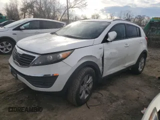 2012 Kia Sportage LX with VIN KNDPBCA23C7291809, listed as a Copart auction lot 46865525 with 145,634 mi miles and Salvage Title. Bid and sale history available at DreamBid. Image 1.