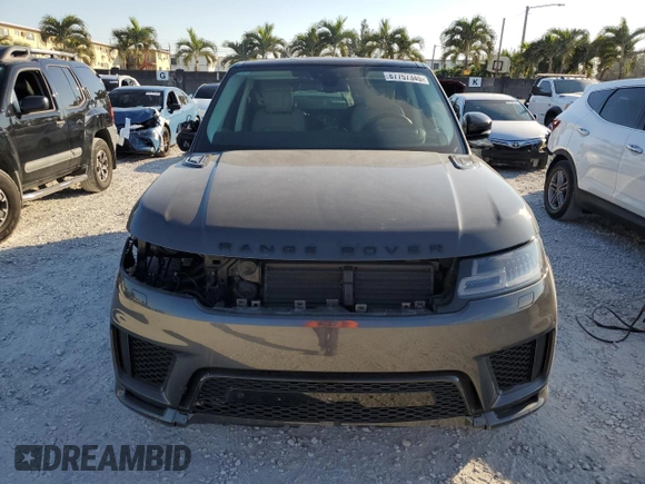 2018 Land Rover Range Rover Sport Autobiography with VIN SALWV2RE6JA804202, listed as a Copart auction lot 87757345 with 41,281 mi miles and Salvage title. Bid and sale history available at DreamBid. Image 5.