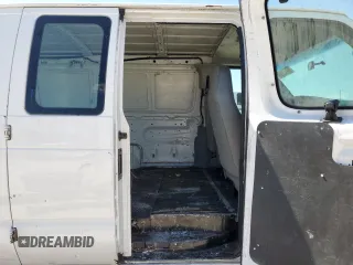 2008 Ford Econoline Cargo Commercial with VIN 1FTNE14W98DB42024, listed as a Copart auction lot 45402915 with 3,667,887 mi miles and Salvage Title. Bid and sale history available at carsss.com. Image 11.