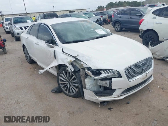 2017 Lincoln MKZ Hybrid Premiere with VIN 3LN6L5KU8HR629821, listed as a IAAI auction lot 41746310 with 106,941 mi miles. Bid and sale history available at carsss.com. Image 1.