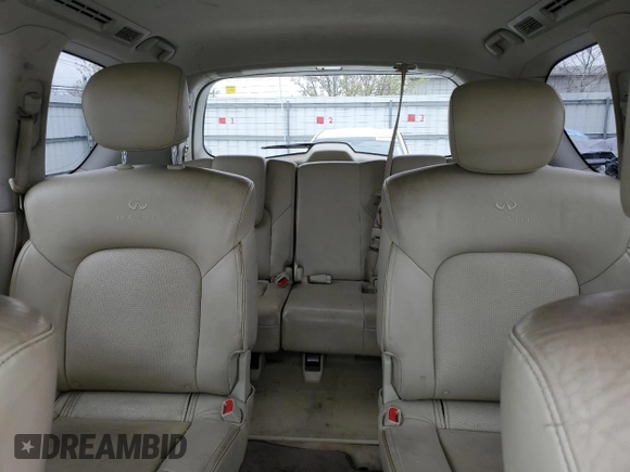 2012 Infiniti QX56 7-passenger z VIN JN8AZ2NE4C9017723, wystawiony jako Copart lot #44863515 z przebiegiem 130 033 mil mil oraz Czysty tytuł • Clean title. Historia ofert i sprzedaży dostępna na DreamBid. Obrazek 10.