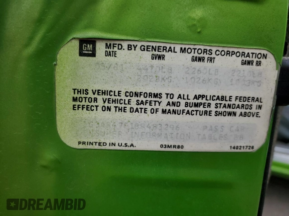 1981 Oldsmobile Cutlass z VIN 1G3AR47F1BR483296, wystawiony jako Copart lot #76765774 z przebiegiem 34 550 mil mil oraz Szkody całkowita. Historia ofert i sprzedaży dostępna na DreamBid. Obrazek 12.