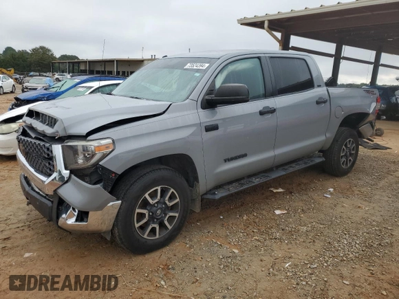 2018 Toyota Tundra 2WD SR5 with VIN 5TFEY5F12JX242258, listed as a Copart auction lot 73524394 with 117,034 mi miles and Salvage Title. Bid and sale history available at carsss.com. Image 1.