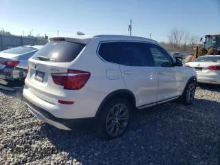 2017 BMW X3 sDrive28i with VIN 5UXWZ7C34H0X41096, listed as a Copart auction lot 45384405 with 74,875 mi miles and Salvage Title. Bid and sale history available at carsss.com. Image 3.