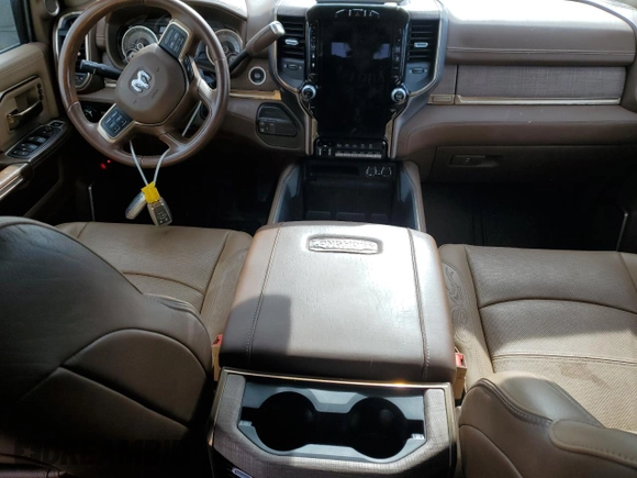 2022 Ram 3500 Longhorn with VIN 3C63RRKLXNG338921, listed as a Copart auction lot 72313304 with 32,930 mi miles and Salvage Title. Bid and sale history available at carsss.com. Image 8.