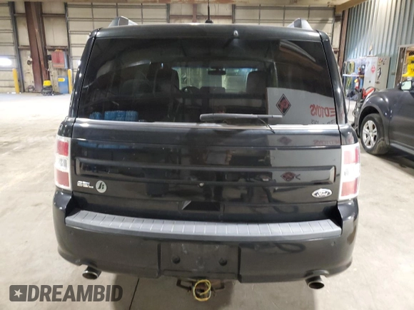 2014 Ford Flex SEL z VIN 2FMGK5C80EBD20556, wystawiony jako Copart lot #60169395 z przebiegiem 172 047 mil mil oraz Czysty tytuł • Clean title. Historia ofert i sprzedaży dostępna na DreamBid. Obrazek 6.