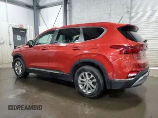 2019 Hyundai Santa Fe SE with VIN 5NMS2CAD8KH055076, listed as a Copart auction lot 52491615 with 121,494 mi miles and Salvage title. Bid and sale history available at DreamBid. Image 2.