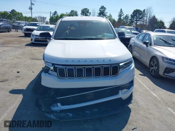 2024 Jeep Wagoneer Series III with VIN 1C4SJVDP9RS104904, listed as a IAAI auction lot 41912274 with 46,799 mi miles and . Bid and sale history available at DreamBid. Image 12.