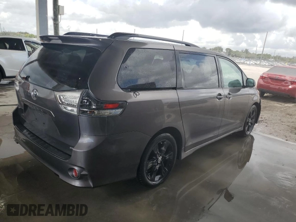 2012 Toyota Sienna SE with VIN 5TDXK3DCXCS229804, listed as a Copart auction lot 45532935 with 338,587 mi miles and Clean Title. Bid and sale history available at carsss.com. Image 3.