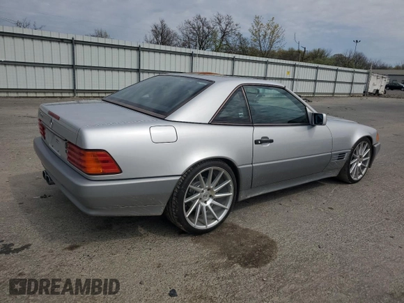 1994 Mercedes-Benz SL 5.0L with VIN WDBFA67E2RF092684, listed as a Copart auction lot 53232845 with 81,932 mi miles and Clean title. Bid and sale history available at DreamBid. Image 3.