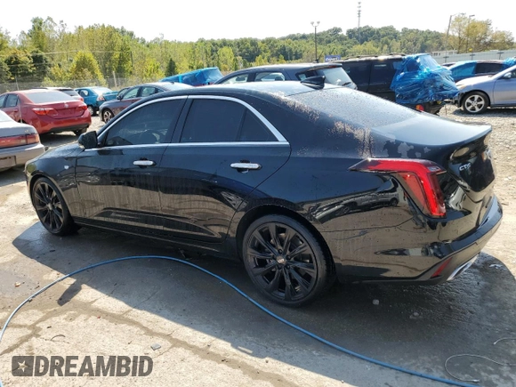 2021 Cadillac CT4 Premium Luxury with VIN 1G6DB5RK0M0111184, listed as a Copart auction lot 70326324 with 45,859 mi miles and Salvage Title. Bid and sale history available at DreamBid. Image 2.