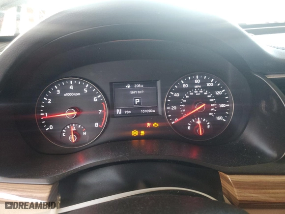 2017 Kia Cadenza Premium with VIN KNALB4J17H5066255, listed as a Copart auction lot 50969525 with 101,690 mi miles and Salvage Title. Bid and sale history available at carsss.com. Image 9.