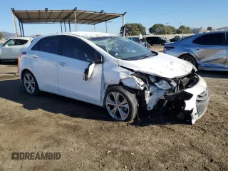 2013 Hyundai Elantra GT with VIN KMHD35LE1DU083414, listed as a Copart auction lot 79945524 with Not Provided miles and Salvage Title. Bid and sale history available at carsss.com. Image 4.
