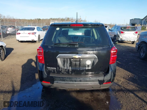 2017 Chevrolet Equinox LS with VIN 2GNALBEK9H1609984, listed as a IAAI auction lot 41804984 with 266,301 mi miles and . Bid and sale history available at carsss.com. Image 17.