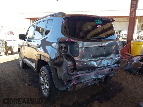 2017 Jeep Renegade Latitude with VIN ZACCJBBB9HPE88147, listed as a IAAI auction lot 42313592 with 136,111 mi miles and . Bid and sale history available at DreamBid. Image 3.