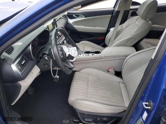 2019 Genesis G70 2.0T Advanced with VIN KMTG34LA9KU040138, listed as a Copart auction lot 71231183 with 45,080 mi miles. Bid and sale history available at carsss.com. Image 7.