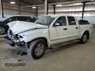 2006 Dodge Dakota Laramie with VIN 1D7HW58N86S519928, listed as a Copart auction lot 49159925 with 140,993 mi miles and Salvage Title. Bid and sale history available at carsss.com. Image 1.